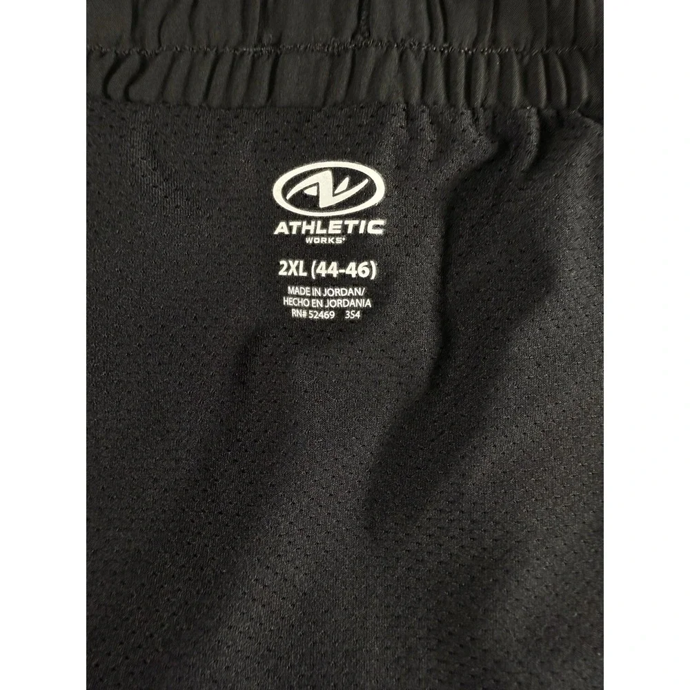 Athletic Works  2 In 1 Short Men's 2XL - Black - NEW WITH TAGS - Picture 5 of 14